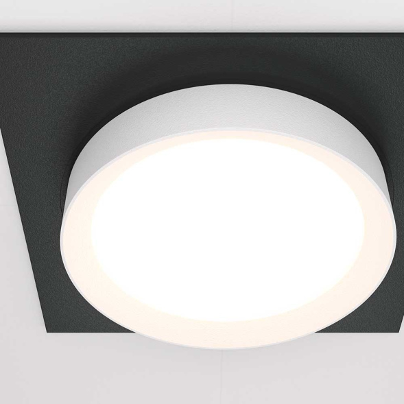 Встраиваемый светильник Maytoni Technical Hoop DL086-GX53-SQ-BW