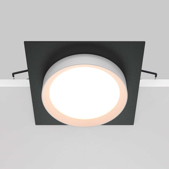 Встраиваемый светильник Maytoni Technical Hoop DL086-GX53-SQ-BW