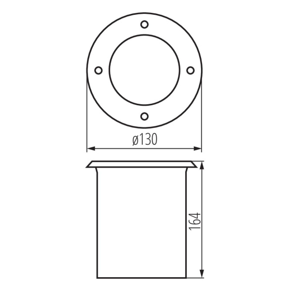 Грунтовый светильник Kanlux Berg 36430
