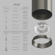 Трековый однофазный светильник Denkirs Shine spot DK5743-DN