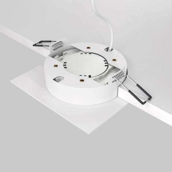 Встраиваемый светильник Maytoni Technical Hoop DL086-GX53-SQ-WB