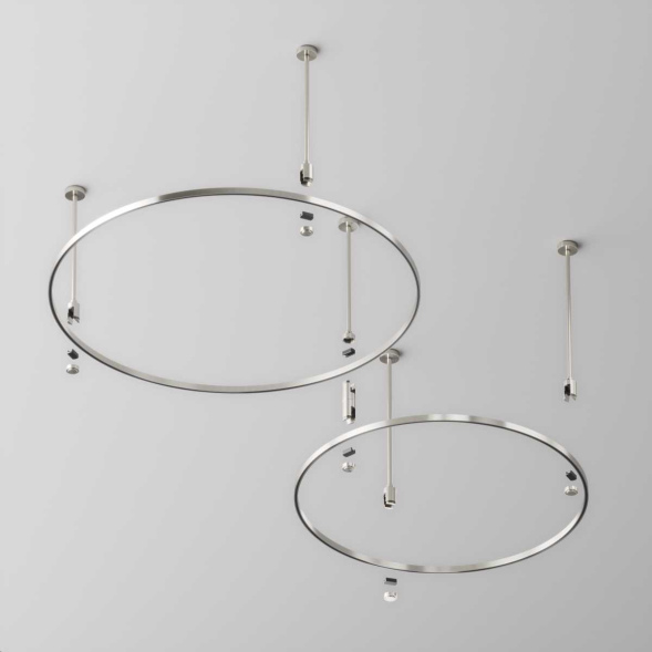 Шинопровод накладной/подвесной Maytoni Flarity TRX154-R-D800-PT