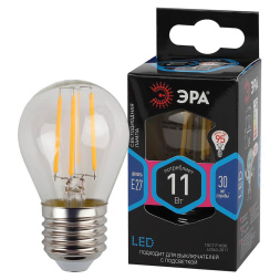 Лампа светодиодная Эра E27 11W 4000K F-LED P45-11w-840-E27 Б0047015