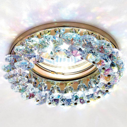 Встраиваемый светильник Ambrella Light Crystal K206 MULTI/G
