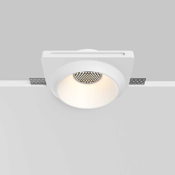 Встраиваемый светильник Maytoni Gyps Modern DL124-GU10-01-TRS-W