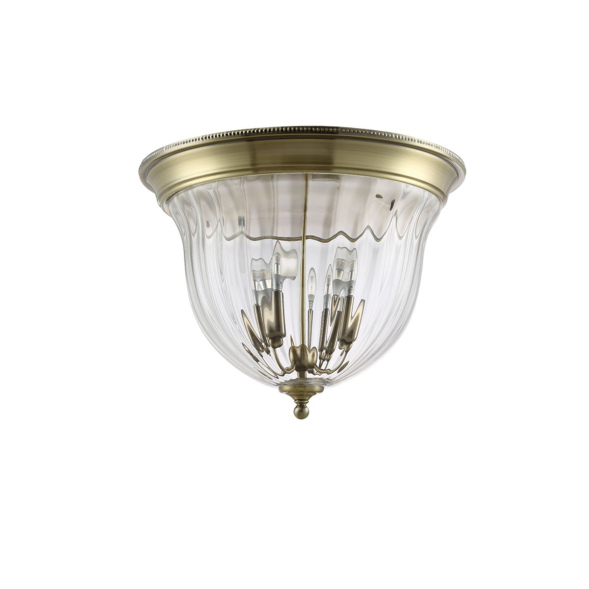 Потолочный светильник Crystal Lux Jugo PL4 Bronze/Transparente