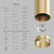 Трековый однофазный светильник Denkirs Shine spot DK5740-SB