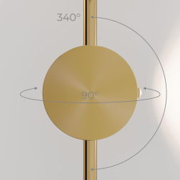 Настенный светильник Elektrostandard Illume латунь (40154/LED) 4000K 4690389217227 a070999