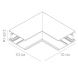 Коннектор угловой Arte Lamp Linea-accessories A480833