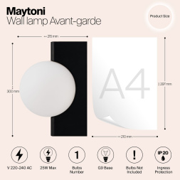 Бра Maytoni Avant-garde MOD324WL-01B