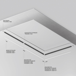 Шинопровод магнитный встраиваемый Maytoni Exility TRX034LS-222B