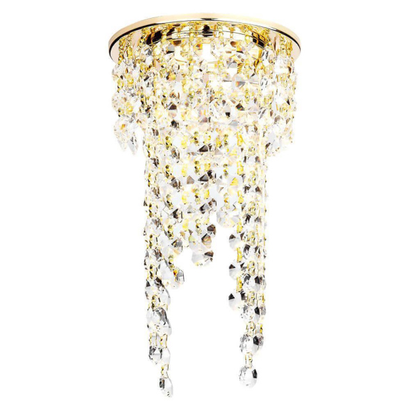 Встраиваемый светильник Ambrella Light K2071 G/CL