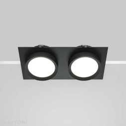 Встраиваемый светильник Maytoni Hoop DL086-02-GX53-SQ-B