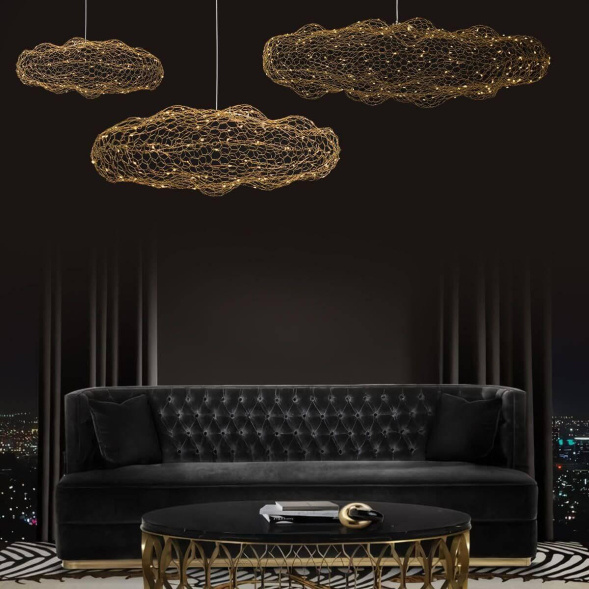 Подвесная люстра Loft IT Cloud 10247/700 Gold