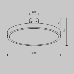 Трековый магнитный светильник Maytoni Plato TR153-1-10W3K-BS