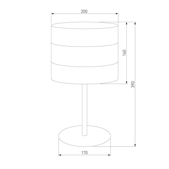 Настольная лампа TK Lighting 5056 Tago White