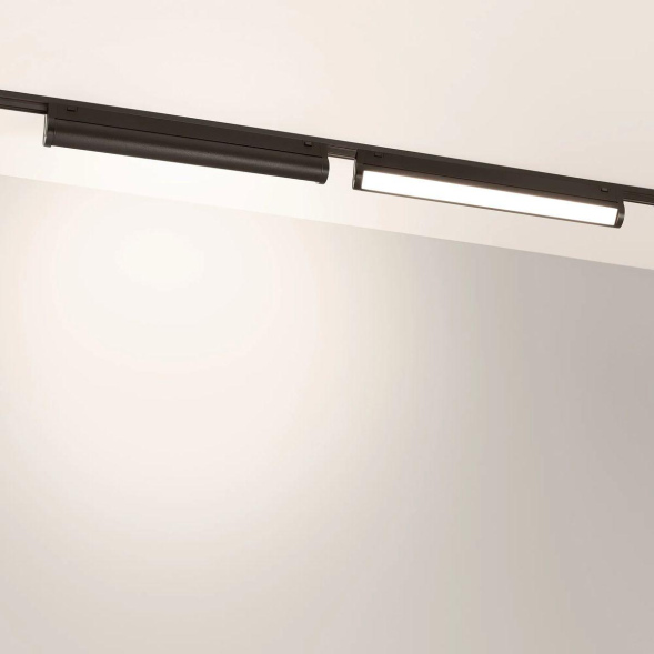 Трековый магнитный светильник Arlight MAG-VIBE-FLAT-TURN-L305-12W Day4000 (BK, 110 deg, 48V, TUYA Zigbee) 044187