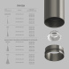Трековый однофазный светильник Denkirs Shine spot DK5742-DN