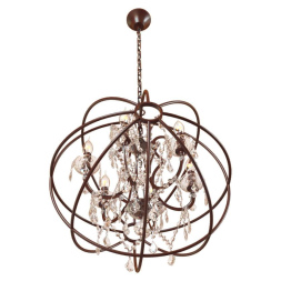 Подвесная люстра LOFT IT Foucaults orb crystal Loft1897/6