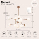 Подвесная люстра Maytoni Erich MOD221-PL-12-G