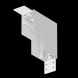 Угловой коннектор Maytoni Technical Magnetic track TRA004ICL-21W