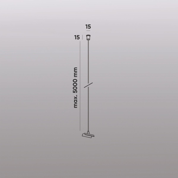 Механический подвес для трека Denkirs Smart Base TR2127-WH