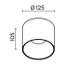 Потолочный светильник Maytoni Technical Alfa LED C064CL-01-25W3K-D-RD-WB