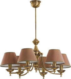 Люстра на штанге Kutek San Marino Lampshade SAN-ZW-6(P/A)CR