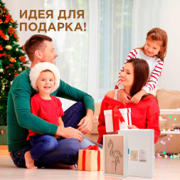 Светодиодный ночник Apeyron Фламинго теплый белый 2хАА МДФ 12-178