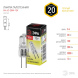 Лампа галогенная Эра G4 20W 3000K G4-JC-20W-12V C0027369