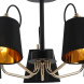 Люстра на штанге Illumico IL6120-5COU-79 BK GD