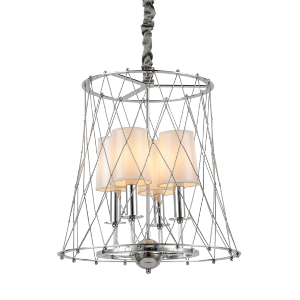Подвесная люстра Lumina Deco Berton LDP 8013-4 CHR