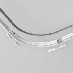 Коннектор радиусный встраиваемый Maytoni Magnetic track system Exility TRA044-angle-W
