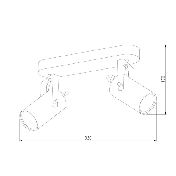 Спот TK Lighting 6503 Redo Black