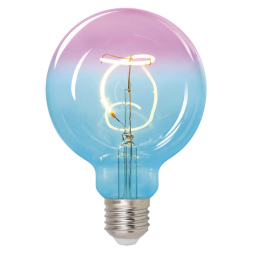 Лампа светодиодная филаментная (UL-00005892) Uniel E27 4W 2250K синяя LED-SF01-4W/Soho/E27/CW BLue/Wine GLS77TR