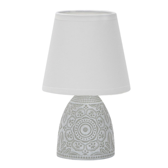 Настольная лампа Uniel UML-B301 E14 LIGHT GREY UL-00010751