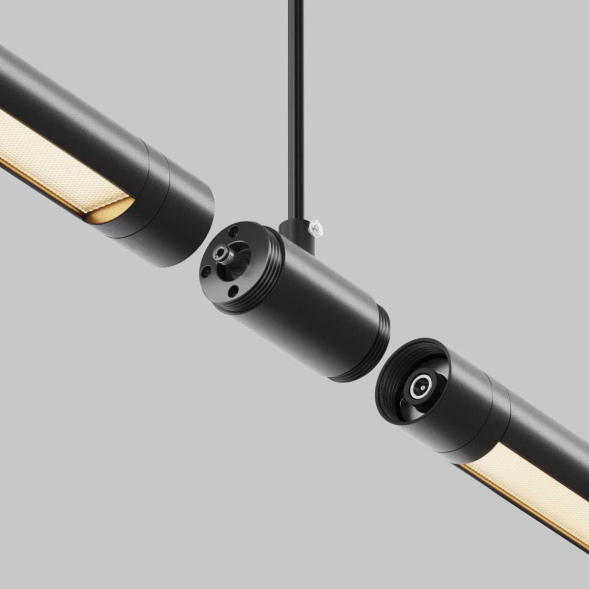 Прямой коннектор с вводом питания Maytoni Shelf CA013IC-P-B