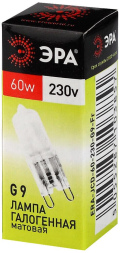 Лампа галогенная Эра G9 60W 3000K G9-JCD-60-230V-FR C0027364