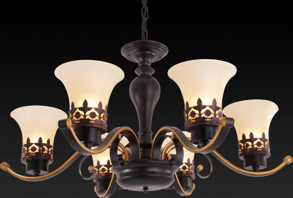 Подвесная люстра Toplight Florence TL7490D-06BL