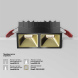 Встраиваемый светильник Maytoni Alfa LED DL043-02-10W4K-SQ-B-1