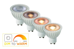Лампа светодиодная диммируемая Lucide GU10 5W 2200-3000K 49009/05/31