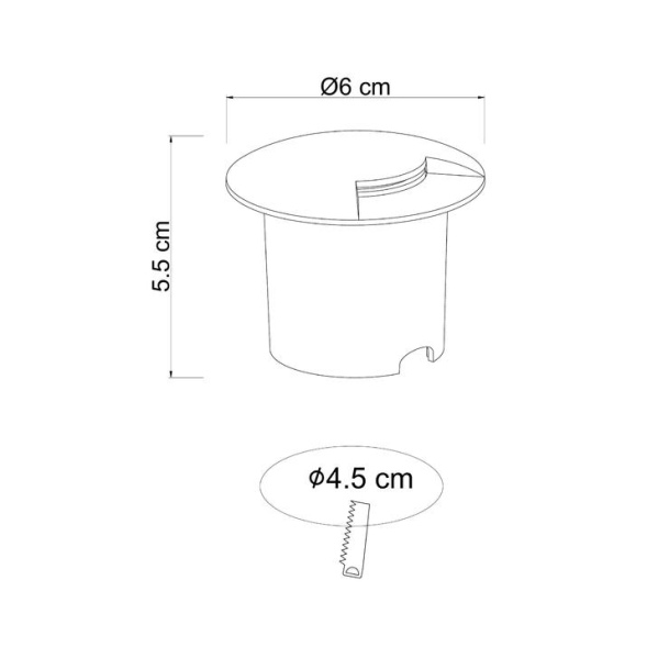 Грунтовый светильник Arte Lamp Piazza A3221IN-4BK