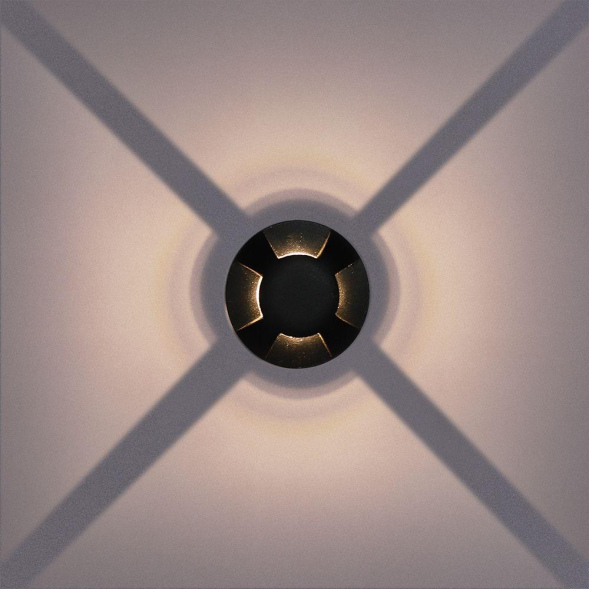 Грунтовый светильник Arte Lamp Piazza A3221IN-4BK