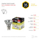 Лампа галогенная Эра GU10 35W 3000K GU10-JCDR (MR16) -35W-230V C0027385