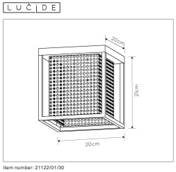 Потолочный светильник Lucide SANSA 21122/01/30