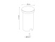 Грунтовый светильник Arte Lamp Piazza A3601IN-1BK