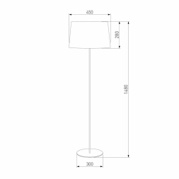 Торшер TK Lighting 2920 Maja Black a059603