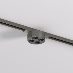 Трековый однофазный светильник Denkirs Shine grill DK5772-DN