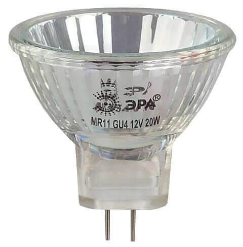 Лампа галогенная Эра GU4 20W 3000K GU4-MR11-20W-12V-30CL C0027361