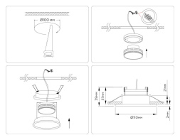 Встраиваемый светильник Ambrella Light Techno spot GX Standard tech TN51822